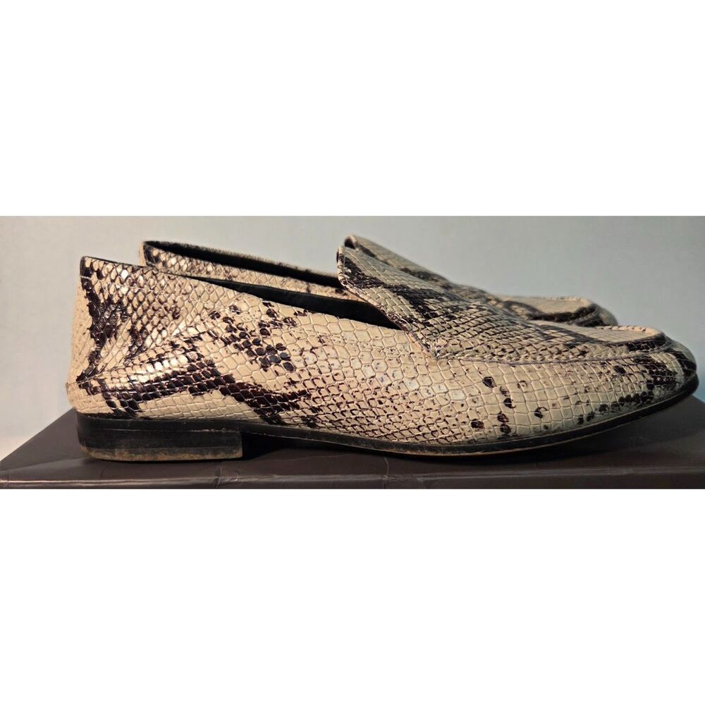 Vince Camuto Jendeya2 Snake Print Leather Loafers Women's 8.5M - Picture 3 of 6
